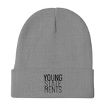 Young Statements Logo Embroidered Beanie - Young Statements